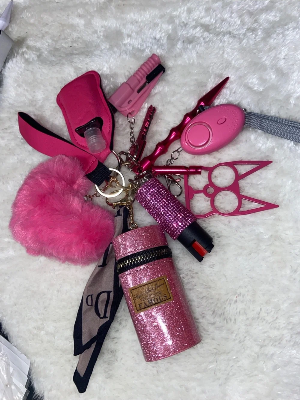 12PC Women's Keychain Accessory Set - B32